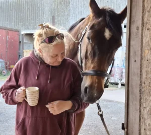 Sarah Baglin with horse - TAC